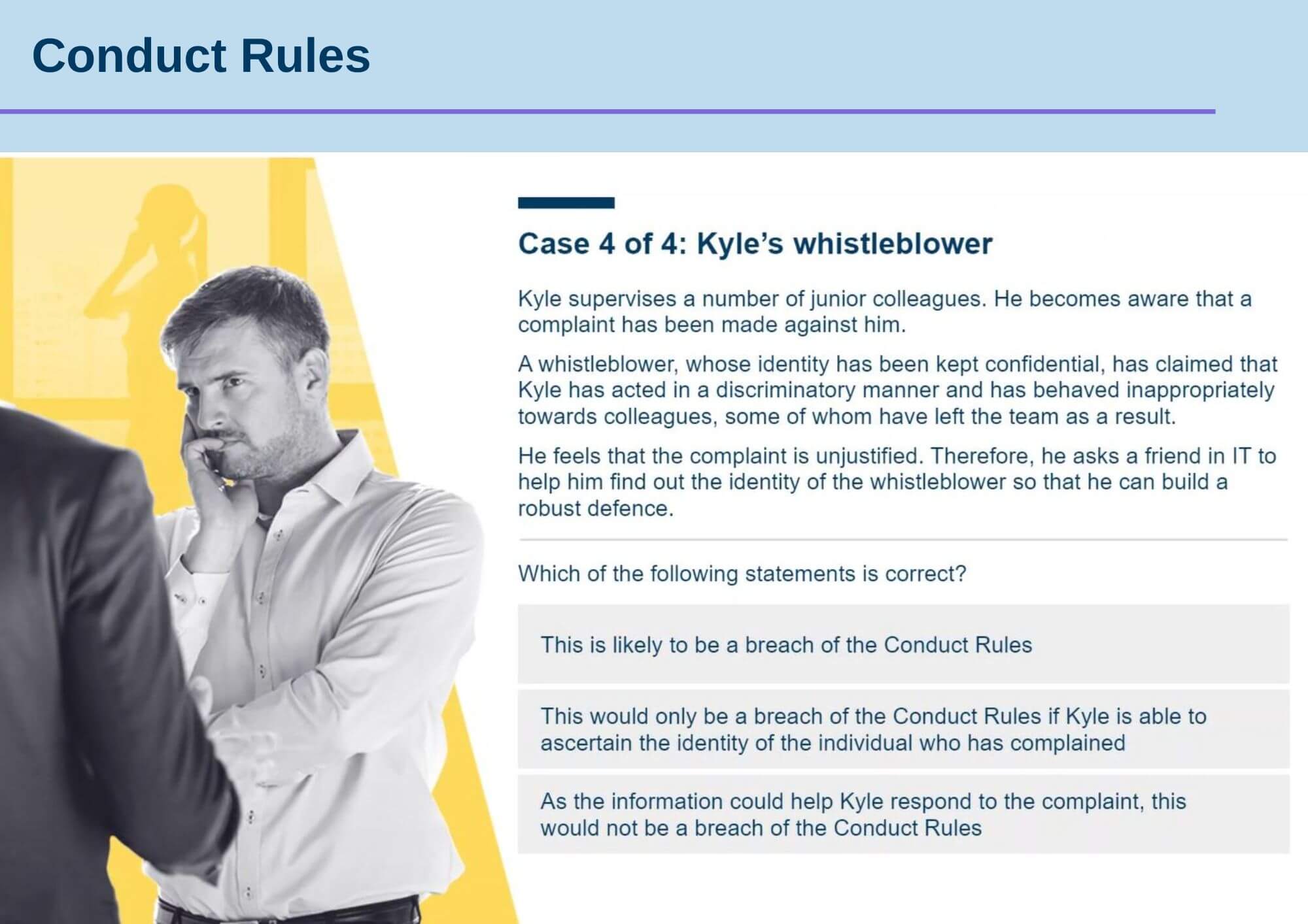Conduct Rules